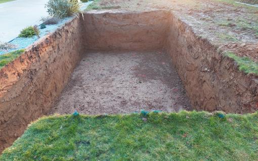 Terrassement pour piscine